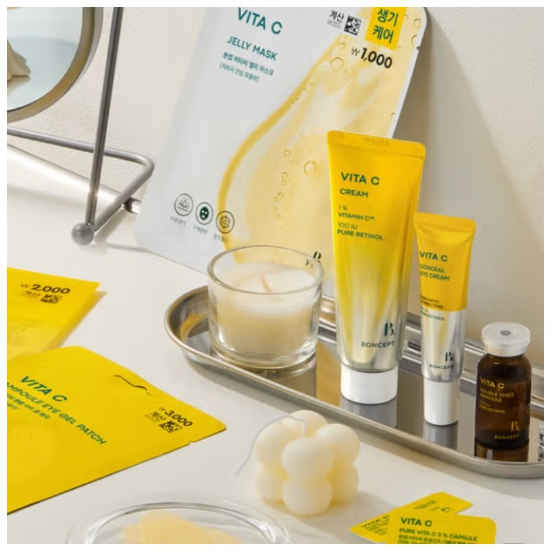 BONCEPT Vita C Ampoule Eye Gel Patch 18g 12ea