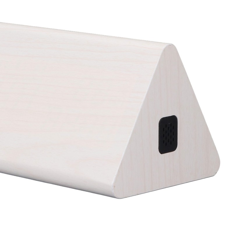 LED Digital Alarm Clock Multipurpose Wooden Clock with Voice Control