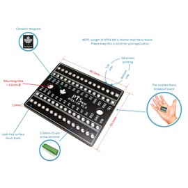 PTSolns Breakout Board BoB Expansion Adapter for Microcontroller (Nano, NTEA-SM)