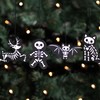 Creepy Christmas Gingerbread Cookie Ornaments - Set of 4 Dark