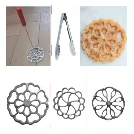 Genéricos varios Moldes Para Buñuelos De Viento Paquete D 3 Piezas Diferentes