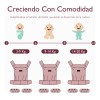 Momcozy Portabebé Ergonómico Cangurera para Bebé Mochila Color Noche Estrellada