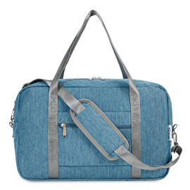 for Ryanair Airlines Cabin Bag 40X20X25 Underseat Foldable Travel Duffel Bag Holdall Tote Overnight Carry on Luggage for Women and Men 20L (Navy Blue)