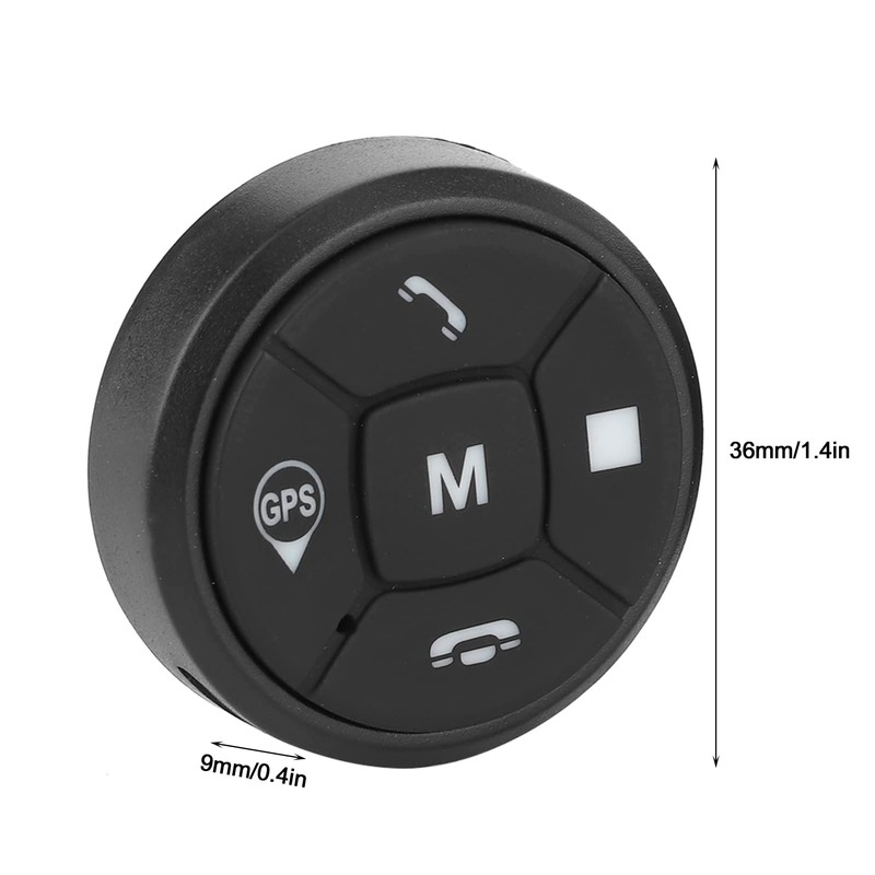Steering Wheel Remote Control, Wireless Media Button, Car Audio Steering