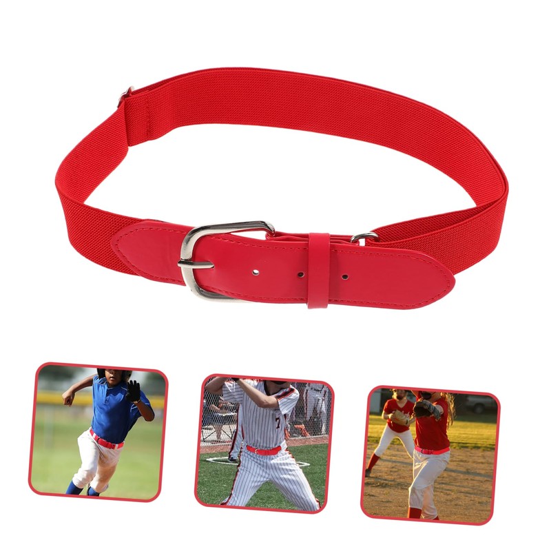 SAFIGLE 5pcs Baseball Belt for Men and Youth Adjustable Elastic