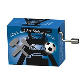Fridolin Spieluhr/Music Box Steigerlied, blau