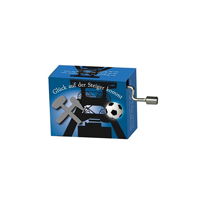 Fridolin Spieluhr/Music Box Steigerlied, blau