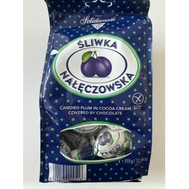 Solidarnosc, Sliwka w Czekoladzie Whole Plum In Dark Choc (1.500 Lbs)