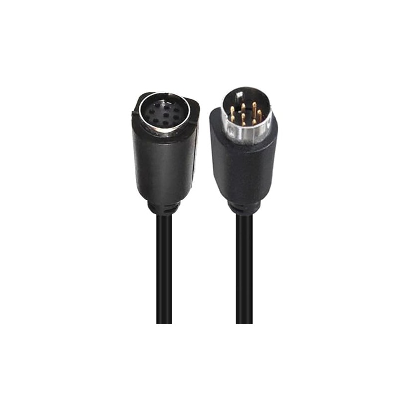 jasavdio S-Video 8-Pin Mini DIN Extension Cable, Male to Female