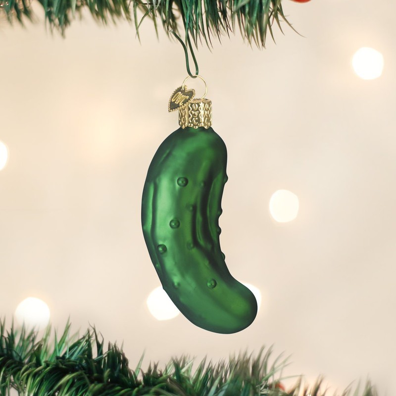 Old World Christmas Ornaments: Pickle Glass Blown Ornaments for Christmas