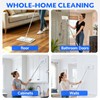 New 2-in-1 Push Clamp Lazy Mop – Hands Free Flat