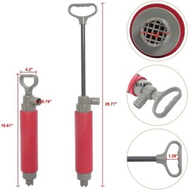 Amarine Made Kayak Water Bilge Pump Manual Submersible Boat Bilge Water Hand Pumps for Kayak