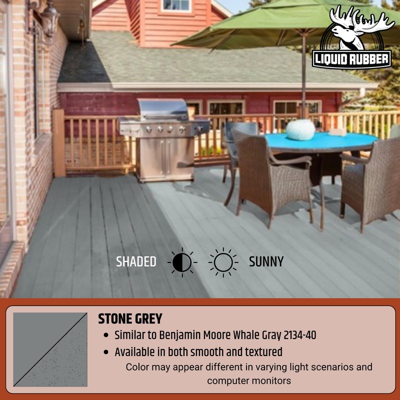 Liquid Rubber Polyurethane Deck Coating – 10X Stronger Than Traditional