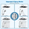 Hibbent cUPC Certified 13'' Shower Head Combo, High Pressure 5