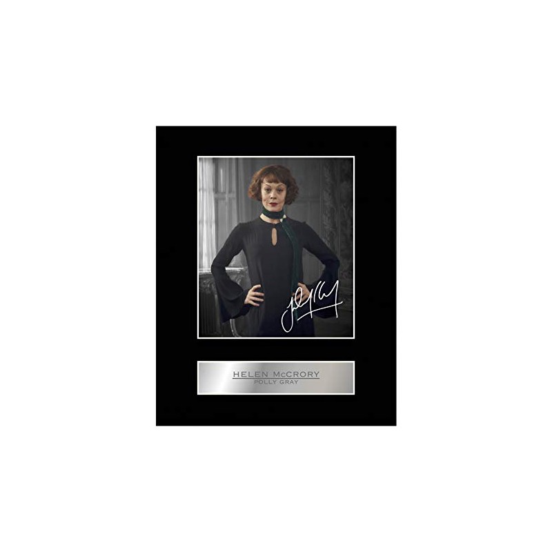 Helen McCrory Signed Mounted Photo Display Polly Gray - Peaky