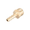 sourcing map Brass Metric Barb Connector Hose Nozzle 6mm x