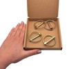 SKIR'CO (4 pcs) Zinc Plated Steel Linch Pins 7 mm,