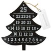 Wooden Christmas Tree Chalkboard Advent Calendar Xmas Countdown with Chalk