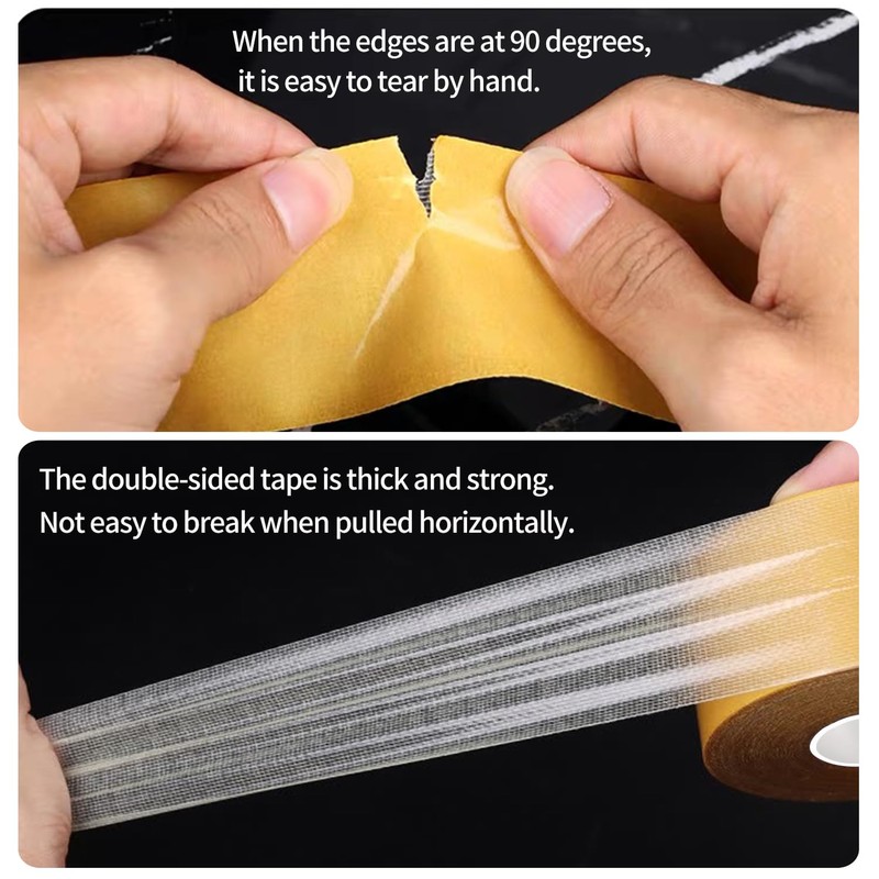 KAIYUER Thin Double Sided Rug Tape Heavy Duty,2" x 66
