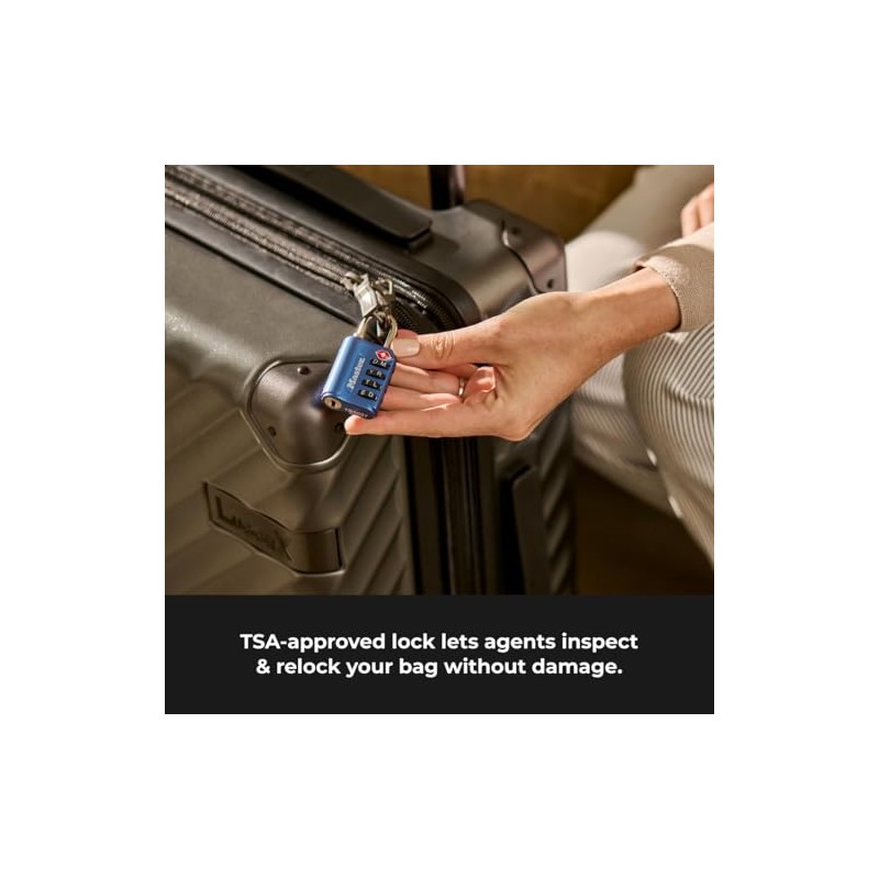 Master Lock 4691DWD TSA - Candado de combinación de contraseña