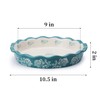 Wisenvoy Pie Pan Ceramic Pie Dish Pie Plate Deep Dish