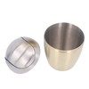 Desktop Small Trash Can Multipurpose 304 Stainless Steel Mini Trash