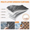 Window Insulation Kit for Winter 75"x79" Cold Weather Thermal Curtain