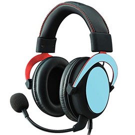 MightySkins Skin Compatible With Kingston HyperX Cloud II Gaming Headset - Solid Baby Blue | Protective, Durable, and Unique Vinyl Decal wrap cover | Easy To Apply, Remove | Made in the USA