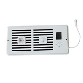 Wuraire Smart Register Booster Fan with Aromatherapy Function, White - Quiet Vent Fan for Improved Heating & Cooling Efficiency, Adjustable Speeds, Powered Vent Register for 4” × 10” Vents