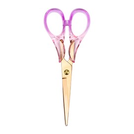 Acrylic Scissors, Stainless Steel Craft Scissors Office Multipurpose Scissors Sewing Scissors for Cutting Papers Fabric Cloth Canvas, Purple