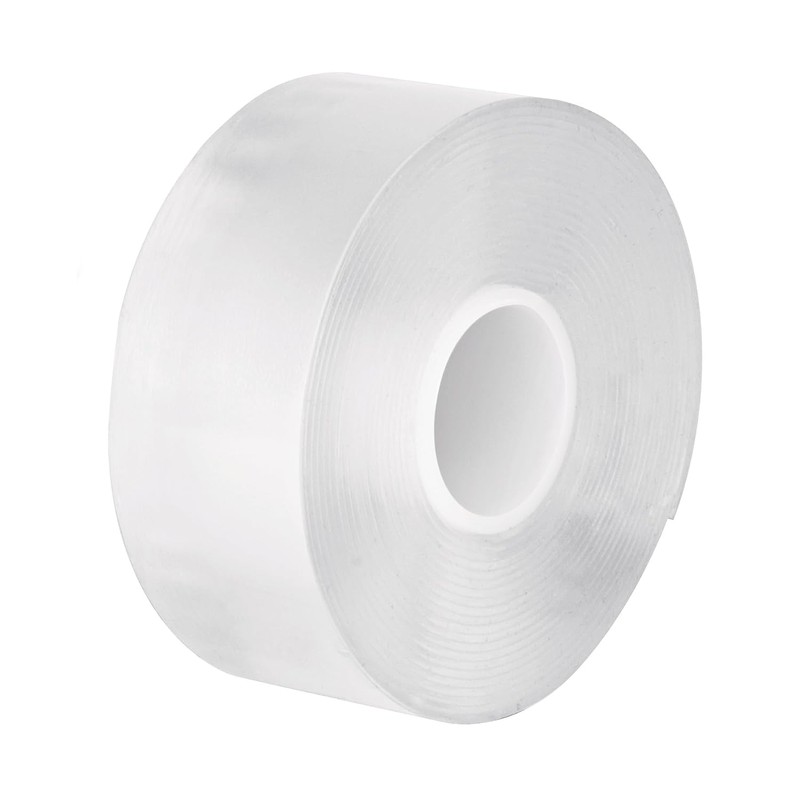 Truper CDR-310 Cinta doble cara reutilizable, transparente 3mx10mm