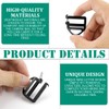 LNQ LUNIQI Pack of 20 Adjustable Buckles Webbing, 25mm Hardware
