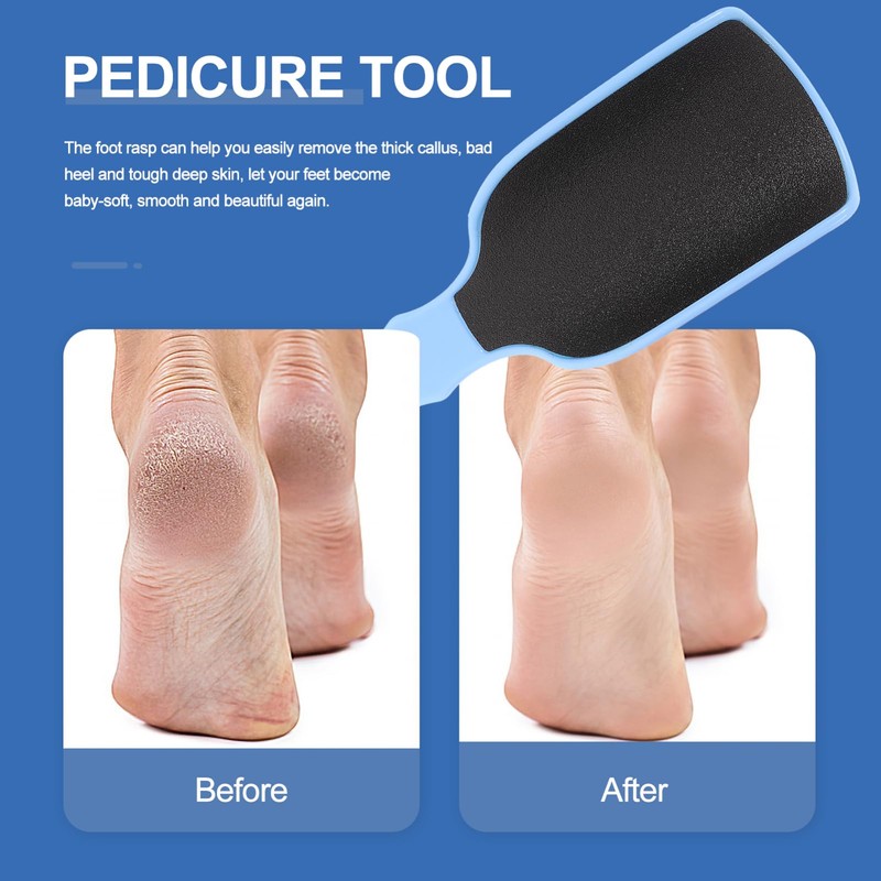 Healeved 2pcs Double-sided Foot File Callus Remover Tool for Dead