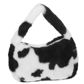 Gatuida Plush Shoulder Bag for Women Versatile Armpit Tote with Zipper Durable Stylish Crossbody Handbag for Everyday Use Girlfriends Mothers and Friends Random Color