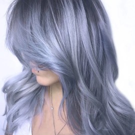 Depositador Color Cabello Keracolor Tono Silver Blue