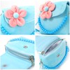 Hifot Children's Jewellery Little Girls Plush Handbag Necklace Bracelet Earrings