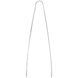 Takakuwa Metal SENBUDO 404216 Yakiniku Tongs, Small, Silver