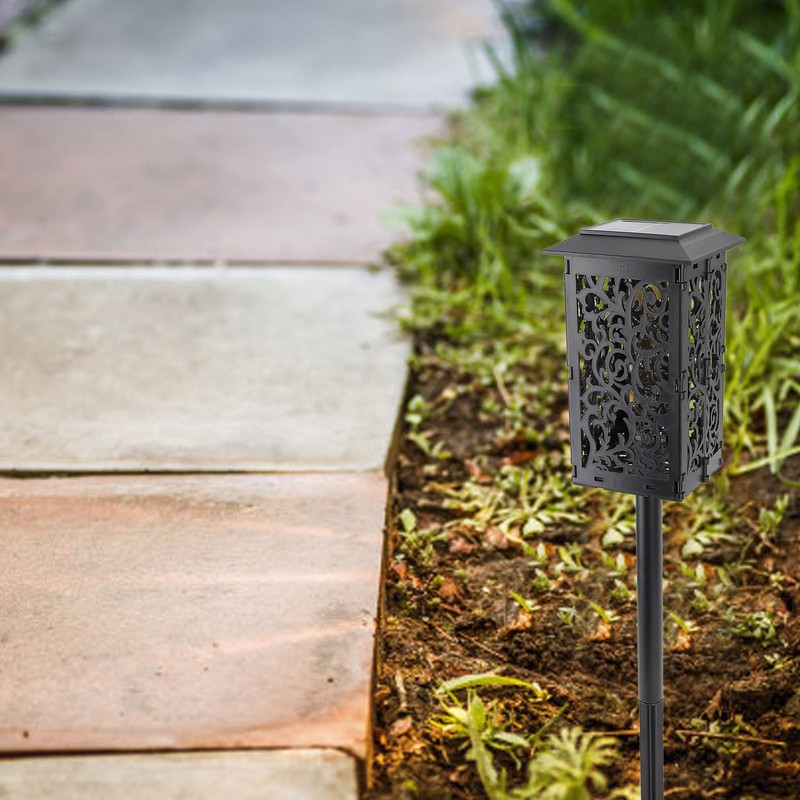 Solar Pathway Lights Outdoor Waterproof Auto On Off Garden Stake