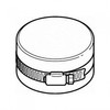 T-mex 09.0807 Pipe Fitting adapters, Black, 110mm O.D Metric /