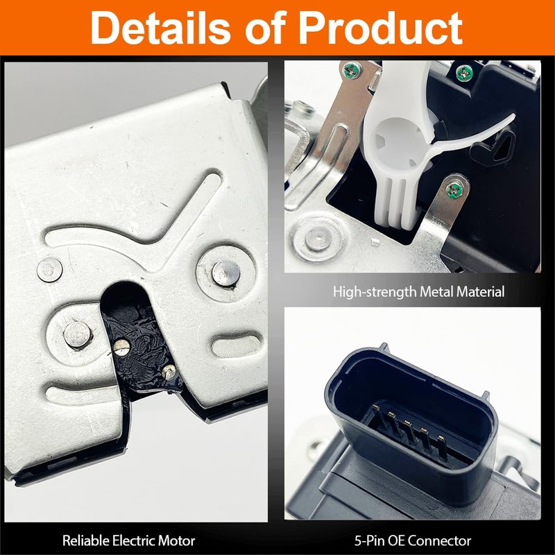 VEELECP Trunk Latch Compatible with 2020-2024 Palisade Without Power -