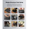 360 Degree Rotation Smartphone Spinner,DIY Photography Turntable Photo Booth for