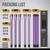 EZDIY-FAB PSU Cable Extension Kit,16AWG Power Supply Extension Cable,1x24Pin/2x4+4 EPS/3x6+2