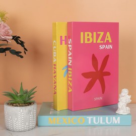 Preppy Style Decorative Book Set, a Collection of 3 Fashionable Faux Books, Perfect for Home Decor, Preppy Books, Coffee Table Decor, Book Shelf Decor, Creative Decorative Books, Books Decor