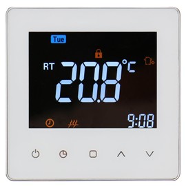Wengart Digital Thermostat,AC230V Indoor Thermostatic Control,Weekly Programming,Colorful Display Suitable for Controlling Floor Heating and Hot Water Systems