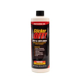 Hardline Products Sticker-Off! Decal Removal Fluid, 16 Ounces