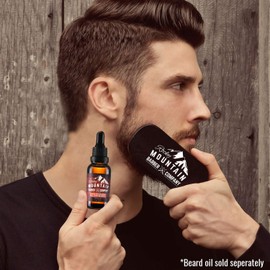 Rocky Mountain Barber Company Boar Hair Beard Brush for Men by Rocky Mountain Barber Company