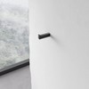 Keuco Metal Robe Hook, Matt Black, Square, Bathroom or Sauna,