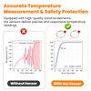 2PCS Probe Square Connector Temperature Overheat Sensor Air Heater Parking