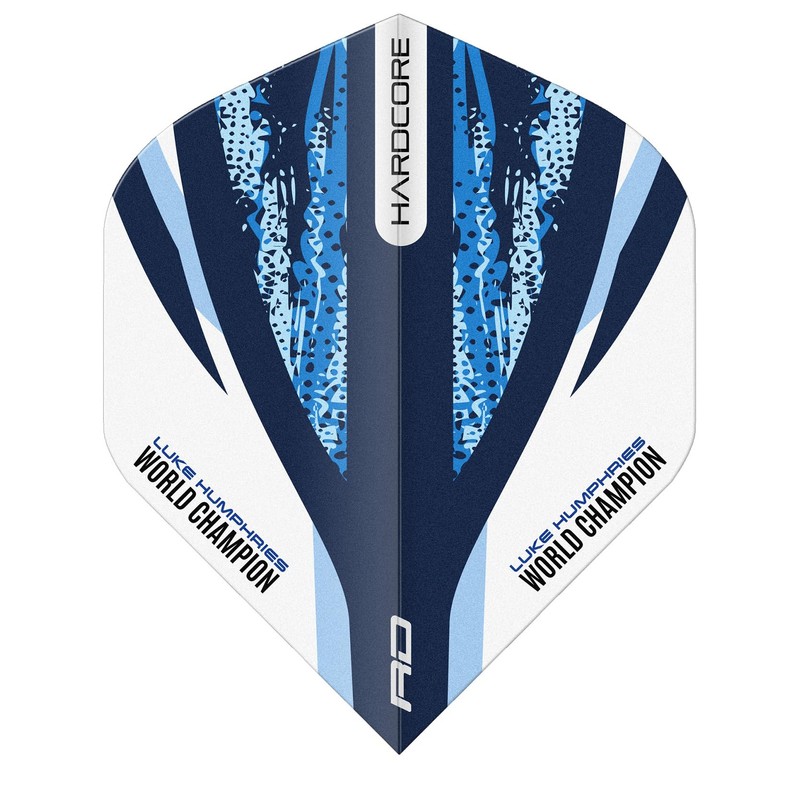RED DRAGON Luke Humphries White and Blue Hardcore Standard Dart
