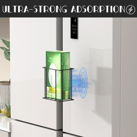 Magnetic Glove Box Holder Wall Mount, Disposable Glove Dispenser, Rubber Latex Tissue Box Organizer for Tool Garage Workshop Kitchen